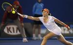 Videre. Spanieren kan nu se frem til et møde med Serena Williams, der dog lige skal besejre en russisk spiller, før hun er klar til 1/8-finalen i Rom. 