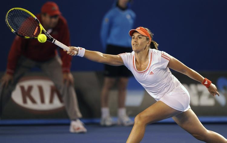 Videre. Spanieren kan nu se frem til et møde med Serena Williams, der dog lige skal besejre en russisk spiller, før hun er klar til 1/8-finalen i Rom. 