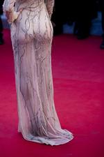 Den tjekkiske model Eva Herzigova var også på den røde løber på åbningsaftenen i Cannes. 