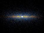 ASTEROIDER. Nasas kort over asteroider med baner, der bringer dem tæt på Jordens. Vor planets bane er vist med grønt. 