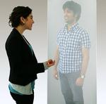 LIVLIGT. Videochat har fået en tredje dimension, efter at forskere nu har lavet en søjle, der præsenterer et live-hologram af en person, der står et helt andet sted i verden. 