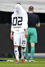 Nedtur. Martin Vingaard og resten af FCK-holdet havde kun ganske få chancer i kampen i Herning, hvor de sandsynligvis mistede muligheden for at genvinde DM-titlen. 