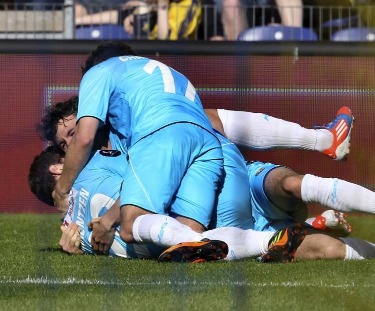 Succes. Kasper Lorentzens scoring i Brøndby og FCK-nederlaget i Herning søndag eftermiddag udløste mesterskabsmatchbold til FC Nordsjælland i Superligaen. 