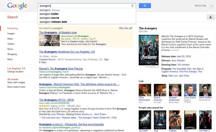 NEMT. Den amerikanske udgave af Google har nu fået en ny funktion, der gør det lettere at komme frem til det, du leder efter. Begrebet hedder Semantisk Søgning. 