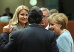Topmøde. Statsminister Helle Thorning (S) ved aftenenes topmøde i Bruxelles. 
