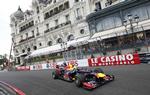 GADELØB. En af sæsonens fem vindere er Sebastian Vettel, der her træner i Monacos gader. 