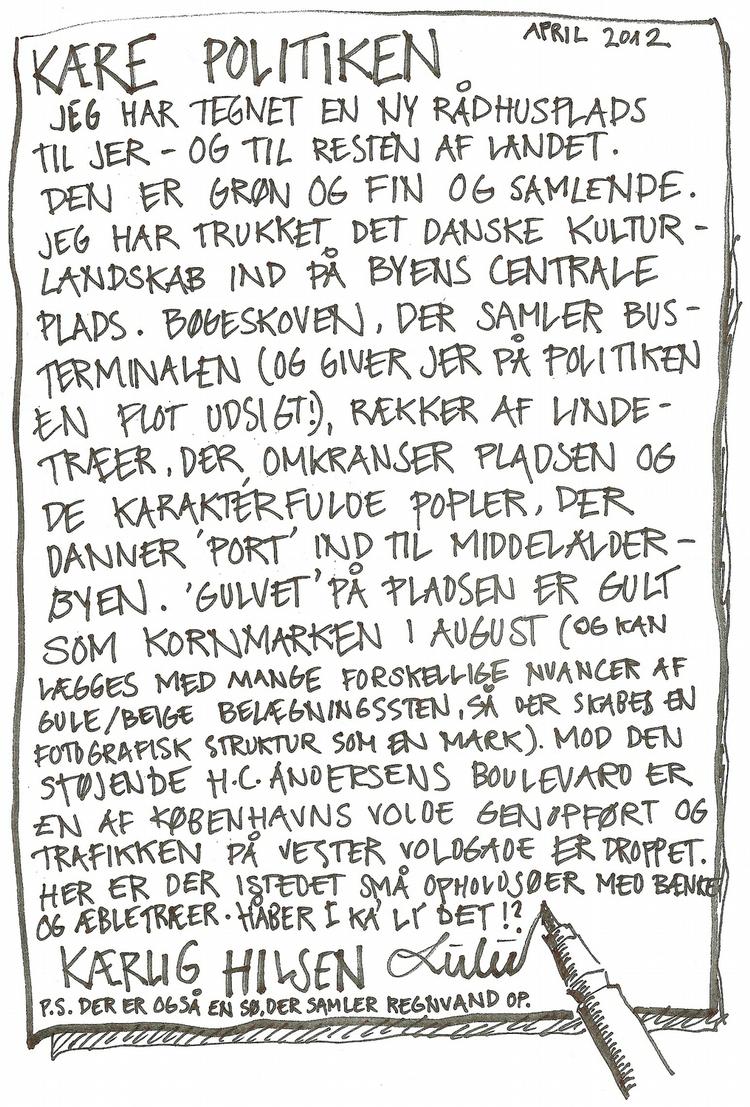 »Håber I kan li det?!«, lyder hilsenen fra Lulu, hvis forslag kan ses på næste billede. 