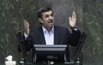 atomprogram. Iran har forfinet sine teknikker yderligere, således at landet har kunnet berige uran til et nyt niveau, skriver FN's Internationale Atomenergiagentur. Her ses den iranske præsident Mahmoud Ahmadinejad under en debat i det iranske parlament for nylig. 