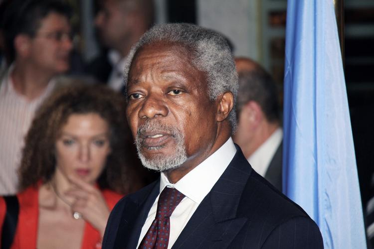 Mægler. FN's tidligere generalsekretær Kofi Annan ankom i dag til Damaskus med en svær opgave foran sig. 