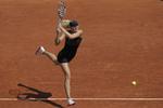 Dobbelt-æg. Selv om Sharapova blot skulle arbejde i 48 minutter, så er hendes kamp mod rumænerens langt fra den korteste i French Open-historien. I finalen i 1988 slog Steffi Graf på bare 32 minutter sovjetrusseren Natasha Zvereva med 6-0, 6-0. 
