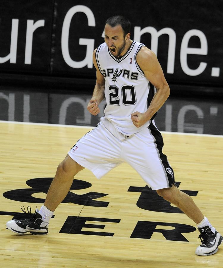 Point. Argentineren Manu Ginóbili har tre gange tidligere i karrieren vundet NBA med San Antonio. I nat var Manu Ginóbili med 20 point næstmest scorende mand fra Texas-holdet. 
