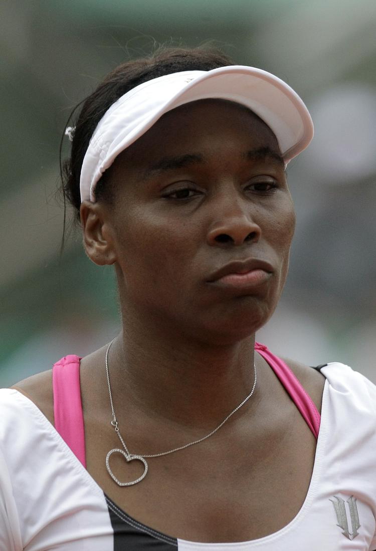 Farvel. Venus Williams tabte anden runde i dette års French Open. 