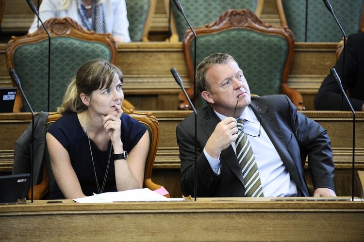Økonomi-snak. Politisk ordfører Ellen Trane Nørby og partiformand Lars Løkke Rasmussen skal tilbage til regnebrættet. 