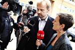 SPIONAGE. Timo Kiwimäki på vej ind i retten før domsafsigelsen. 