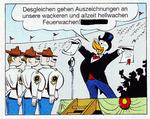 Tegneserier. Et helt oplag af Anders And kaldes nu tilbage i Tyskland efter uheldigt ordvalg. Illustration: Walt Disney Corp./Ehapa 