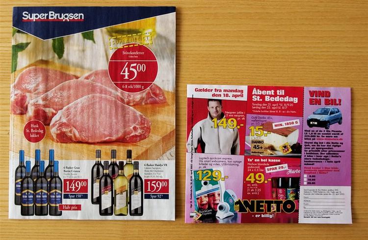 Vi tog et stikprøve-tjek på ugens tilbudsavis fra SuperBrugsen og Kvickly og fandt ingen fuptilbud. 