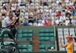 BORTDØMT. Caroline Wozniacki følte ikke, at dommeren gjorde sit job godt nok i pågøret mellem danskeren og Kaia Kanepi. 