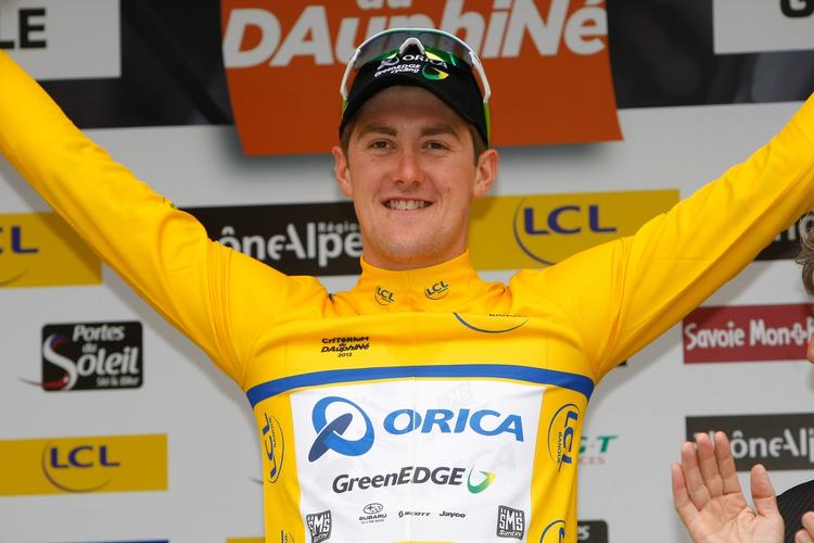 Triumf. Luke Durbridges tempoegenskaber er velkendt. Han er U23 verdensmester og tidligere i år sejrede han på en enkeltstart i Circuit de la Sarthe og blev endvidere national mester. 