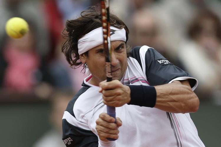 SUVERÆN. David Ferrer havde absolut ingen problemer med at spille sig i kvartfinalen ved French Open. 