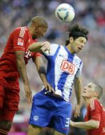 KARANTÆNE. Levan Kobiashvili (th) kan godt begynde at lede efter en fast plads på Hertha Berlins tribune. 