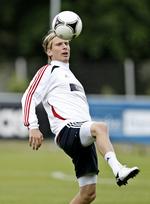 Backup. Poulsen deltager i karrierens fjerde slutrunde. Men denne gang er han blot reserve. 