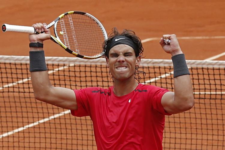 Jubel. Det var Rafael Nadals 50. sejr i French Open-sammenhæng i karrieren 