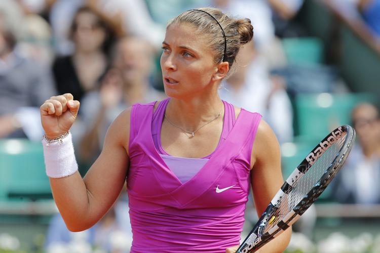SUCCES. Sara Errani er både i finalen i single og double ved French Open. 