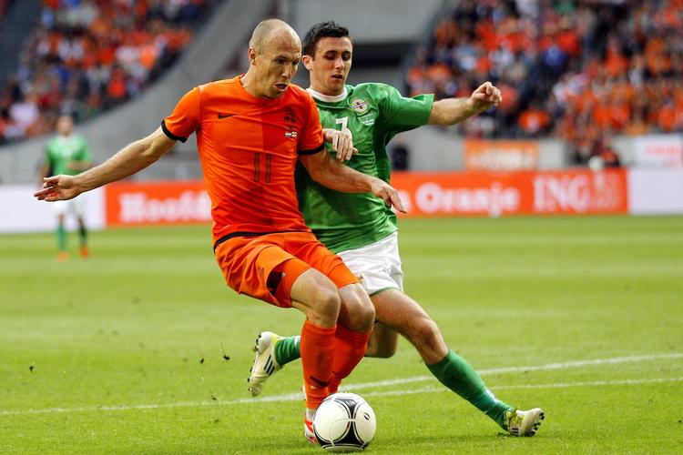 Superstar. Arjen Robben har spillet 56 landskampe og scoret 17 gange for Holland. 