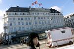 Ombygning. Hotel D'Angleterre på Kongens Nytorv i København forventes at åbne til næste år efter en omfattende renovering. 