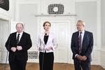 Trio. Statsminister Helle Thorning-Schmidt, LO-formand Harald Børsting (tv) og DA's administrerende direktør Jørn Neergaard Larsen bliver måske aldrig enige om en trepartsaftale. 