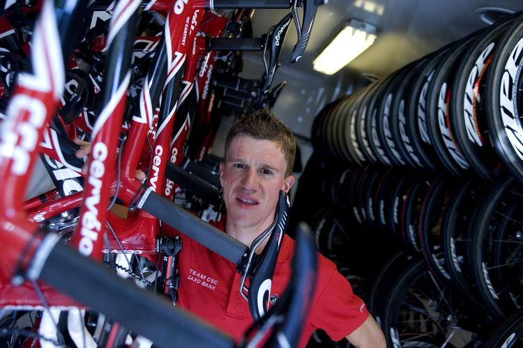 TILBAGE. Efter en længere konkurrencepause, som er benyttet til intens højdetræning på Sicilien er Chris Anker Sørensen tilbage, når Tour de Suisse indledes i dag. 