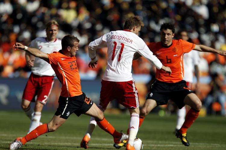 BAGUD. Da Danmark sidst mødte Holland under VM i Johannesburg endte det med en 2-0 sejr til Holland. 