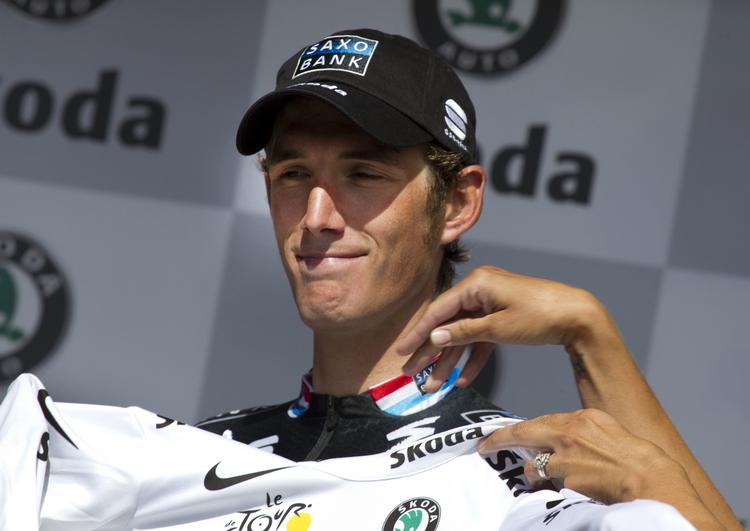 DUMPET. Andy Scleck klarede kun 64 af de 167,5 km på dagens etape i Critérium de Dauphiné. 