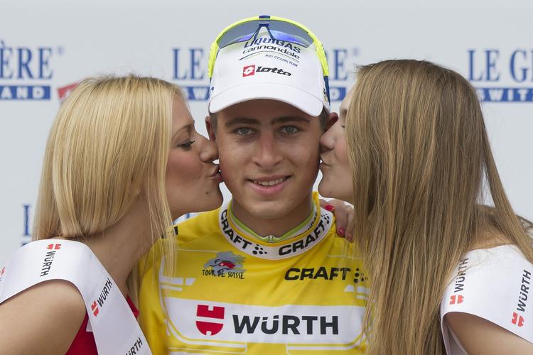 hurtigst. Det er ikke kun i spurterne, Peter Sagan kan køre sig til velfortjente sejrskys. En prolog i Schweiz snuppede slovakken også i dag. 