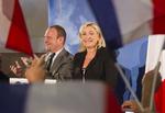 Formanden for Front National Marine Le Pen står til at vinde sin valgkreds. 