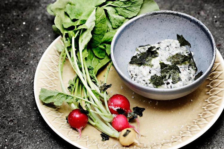 Rå radiser med tangremoulade