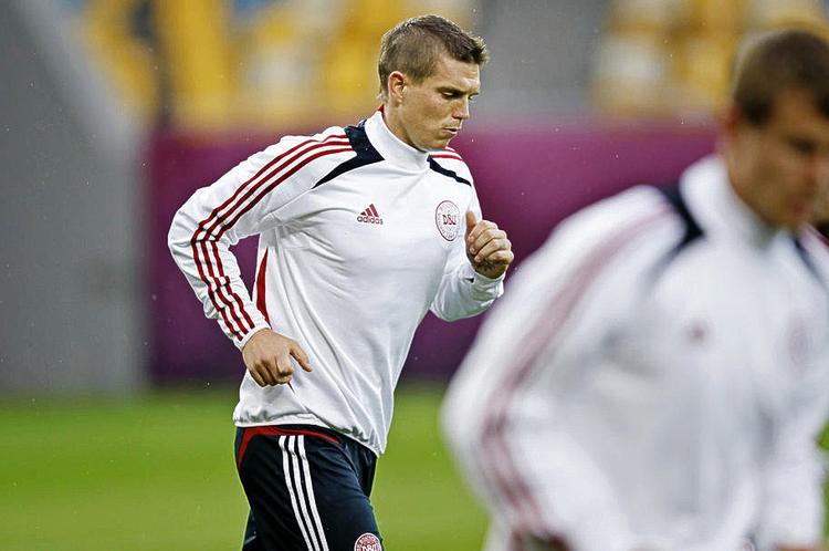 stemning. Der skal bygges videre på det gode spil – og humør, siger Daniel Agger. Foto: Jens Dresling 