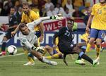 Afgørelsen. Welbeck scorede til 3-2 i 78. minut mod Sverige. 
