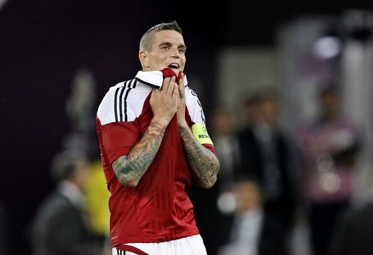 SKUFFET. Hatten af for tyskerne, sagde Daniel Agger efter nederlaget og EM-exiten. 