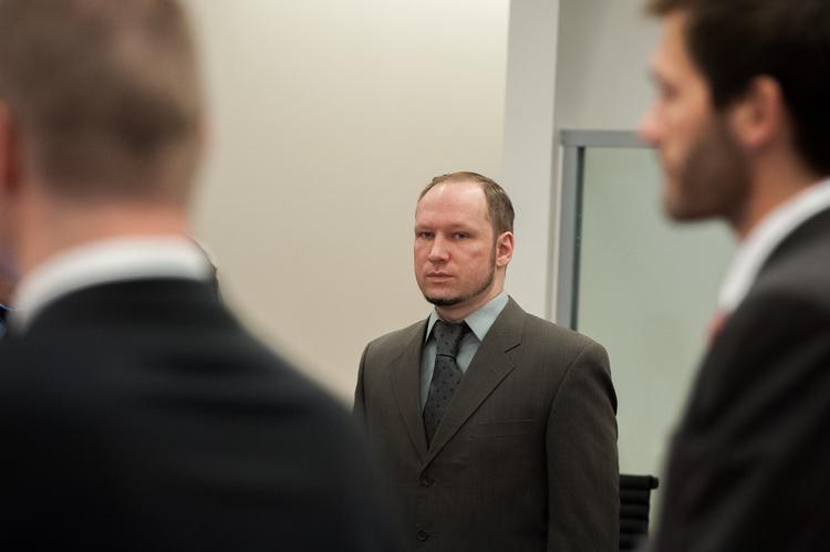 Skakmat. Breivik under retssagen i april 2012. 