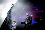 Overlegent. Suspekt introducerede et fuldt liveband med guitar, keyboards og blytunge livetrommer på Northside. 