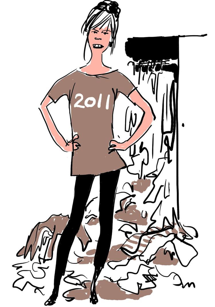 Mode. Uanset hvor hårdt politikere og industri knokler for at blive mere etiske, spiller vi forbrugere en altoverskyggende rolle. Uden os som aktive medspillere kommer der ingen bæredygtig fremtid. Tegning: Mette Dreyer 