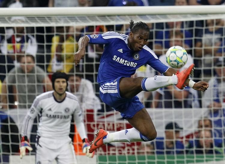 LEGENDE. Didier Drogba repræsenterede Chelsea fra 2004 til 2012 og sluttede sin karriere i klubben af med at score det afgørende straffespark i Champions League-finalen. 