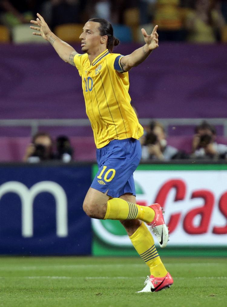 Klasse. Den svenske fodboldgud Zlatan. 