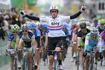 Vinder. Wiggins først over stregen i Tour de Romandie. 