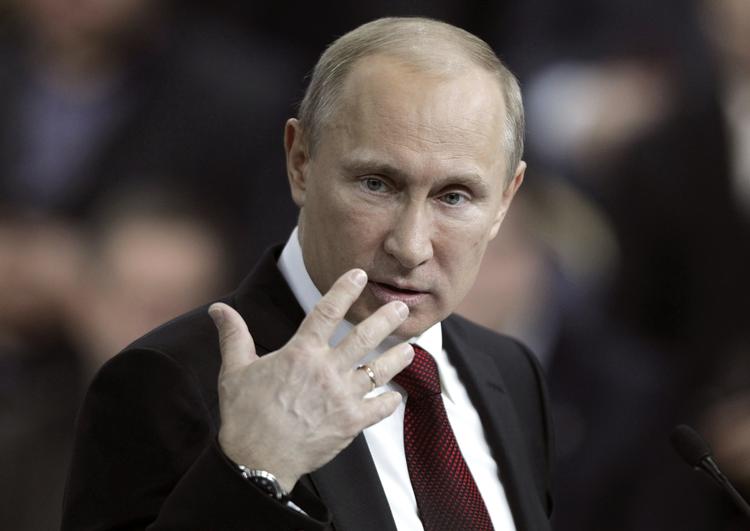 Tonedøv. Den russiske præsident er ikke Pussy Riots største fan. 