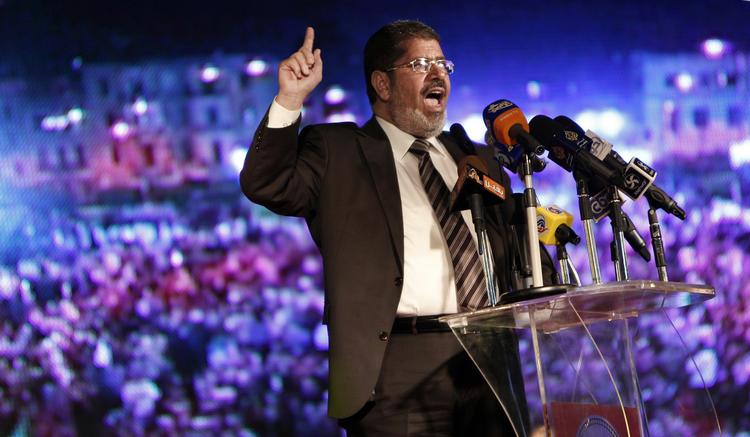 Præsident. Mohamed Mursi fik 51,7 procent af stemmerne i sejren over sin rival, den tidligere premierminister Ahmed Shafiq. 