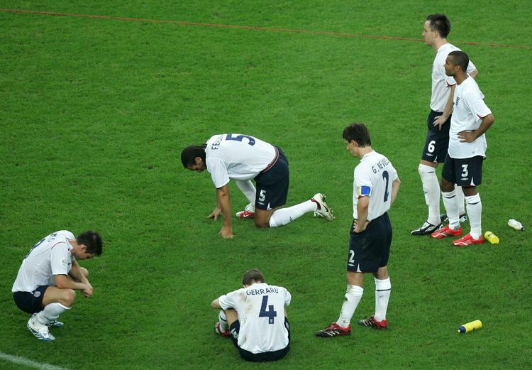 STRAFFESPARK. Englands seneste straffesparkskonkurrence var i VM-kvartfinalen i 2006, da Portugal vandt 3-1. 