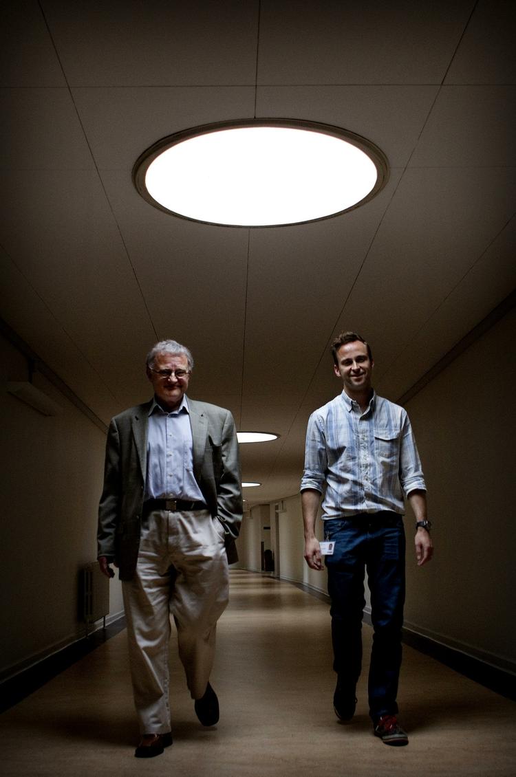 Lørdag fratrådte centerchef Henrik Lublin (tv.) sin stilling og i dag er klinikchef Lars Søndergård (th.) blevet fritaget for tjeneste på grund af overmedicineringerne af psykisk syge. 