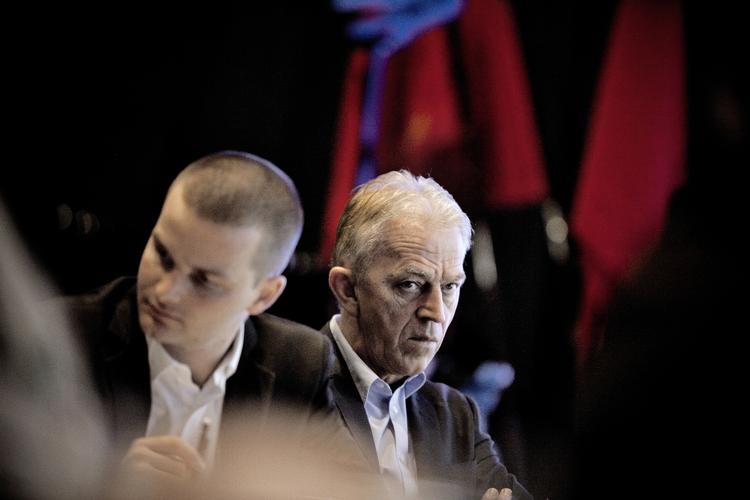 Socialist People's Party Tax Minister Thor Möger Pedersen and Party Leader Villy Søvndal. The polls have not been kind to the party following a tax reform agreement with the centre-right. Archive. 